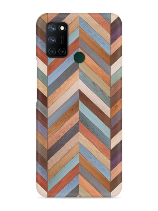 Seamless Wood Parquet Snap Case for Realme 7I Zapvi