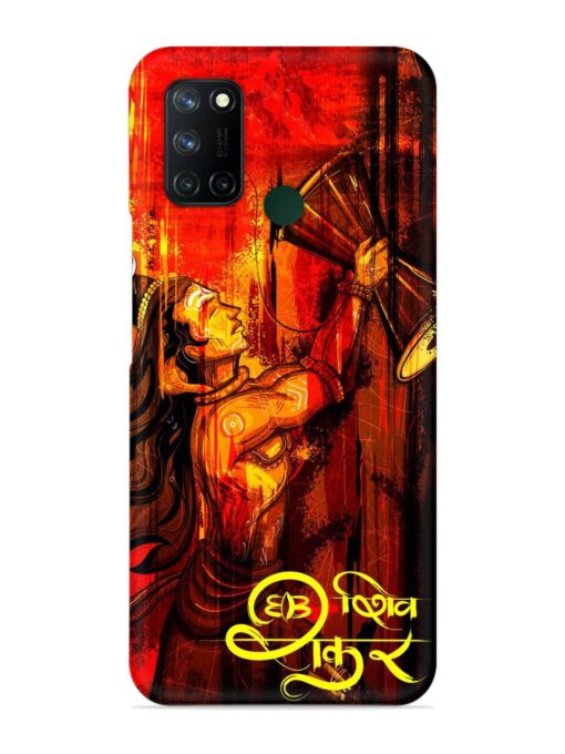 Illustration Lord Shiva Snap Case for Realme 7I Zapvi