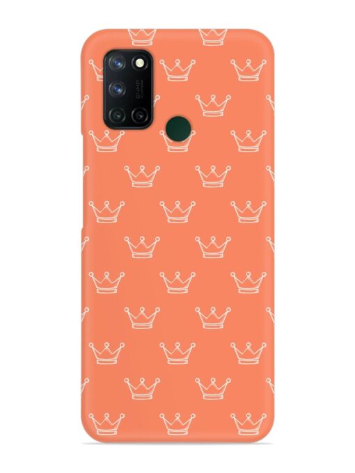 Hand Drawn Crown Snap Case for Realme 7I Zapvi