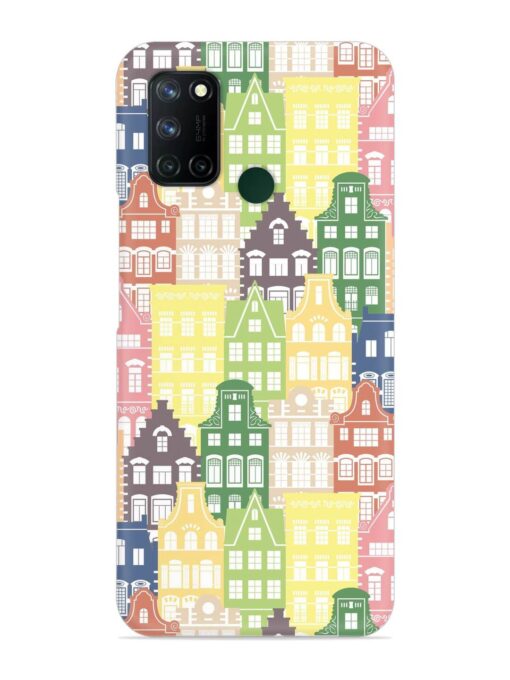 Seamless Shapes Pattern Snap Case for Realme 7I Zapvi