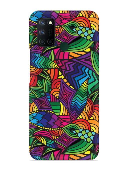 Abstract Multicolor Seamless Snap Case for Realme 7I Zapvi