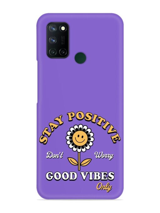 Retro Positive Flower Snap Case for Realme 7I Zapvi