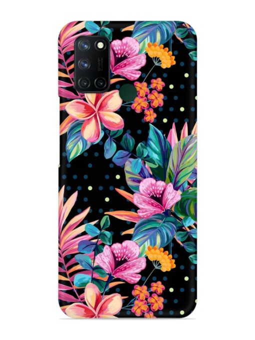 Seamless Floral Pattern Snap Case for Realme 7I Zapvi