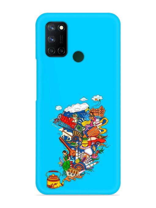 Vector Design Indian Snap Case for Realme 7I Zapvi