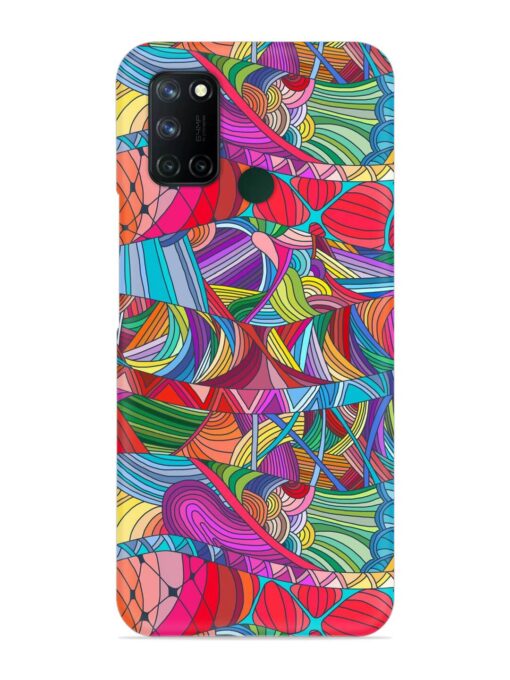 Seamless Patterns Hand Drawn Snap Case for Realme 7I Zapvi