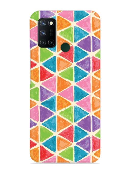 Seamless Colorful Isometric Snap Case for Realme 7I Zapvi