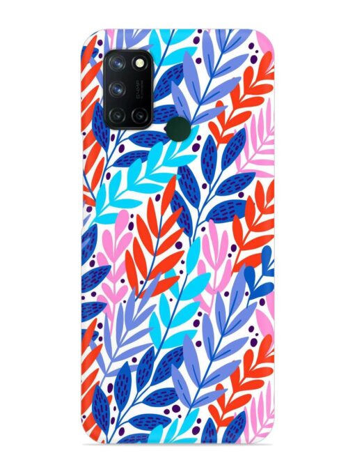 Bright Floral Tropical Snap Case for Realme 7I Zapvi