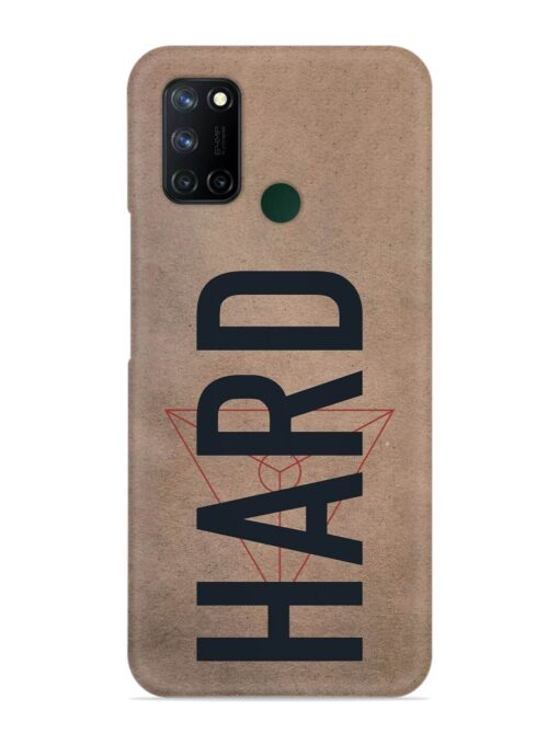 Hard Typo Snap Case for Realme 7I Zapvi