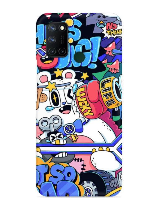 Universal Doodle Snap Case for Realme 7I Zapvi