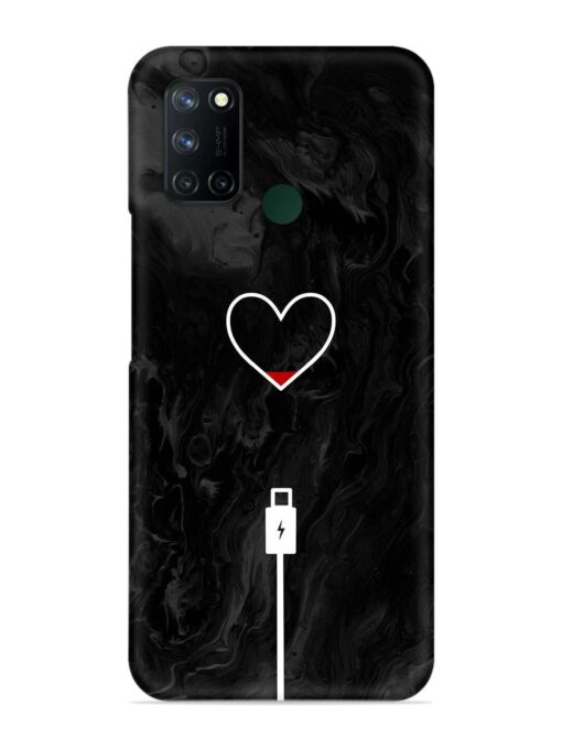 Heart Charging Vector Snap Case for Realme 7I Zapvi