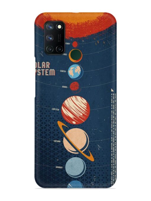 Solar System Vector Snap Case for Realme 7I Zapvi