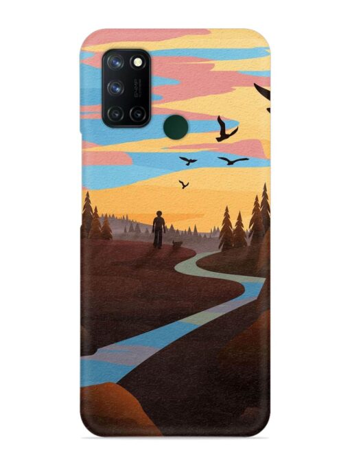 Natural Landscape Art Snap Case for Realme 7I Zapvi