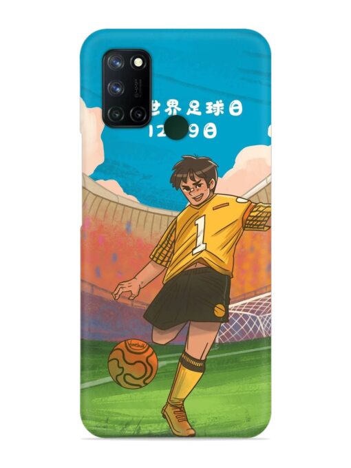 Soccer Kick Snap Case for Realme 7I Zapvi