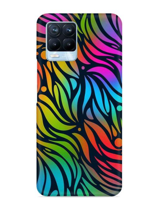 Abstract Leaf Design Snap Case for Realme 8 Pro Zapvi