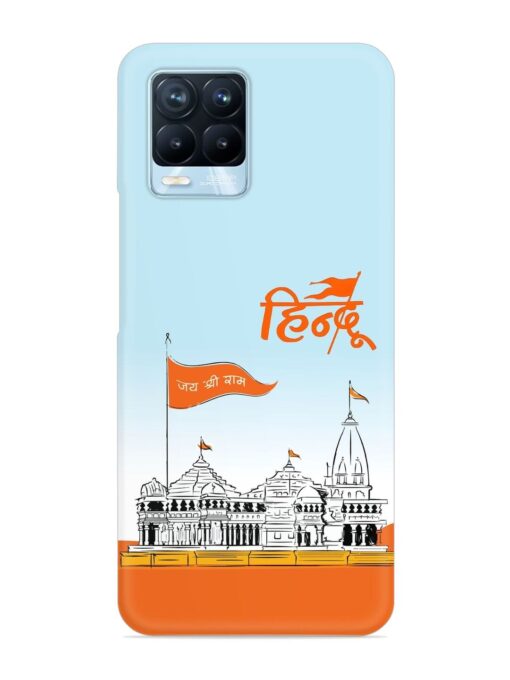 Ram Mandir Hindu Snap Case for Realme 8 Pro Zapvi