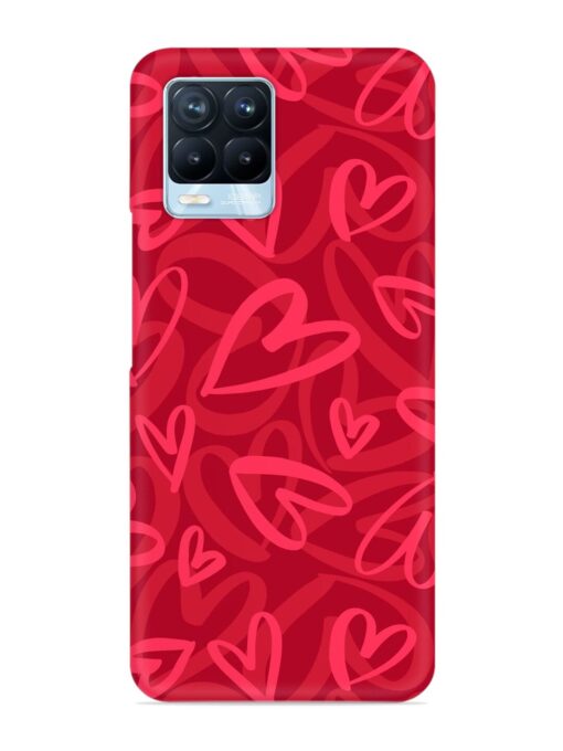 Seamless Romantic Pattern Snap Case for Realme 8 Pro Zapvi