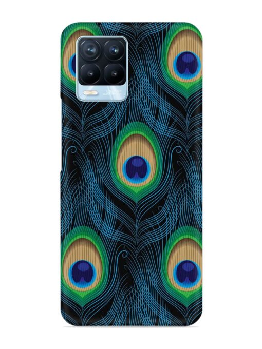 Seamless Pattern Peacock Snap Case for Realme 8 Pro Zapvi