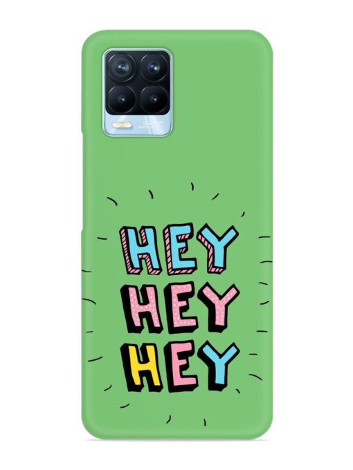 Hey Vector Cartoon Snap Case for Realme 8 Pro Zapvi