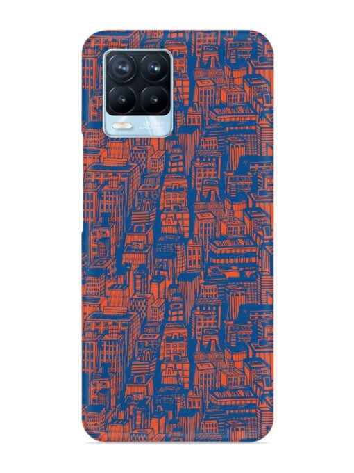 Hand Drawn Seamless Snap Case for Realme 8 Pro Zapvi