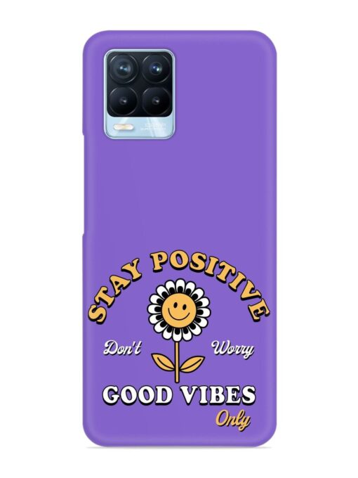 Retro Positive Flower Snap Case for Realme 8 Pro Zapvi