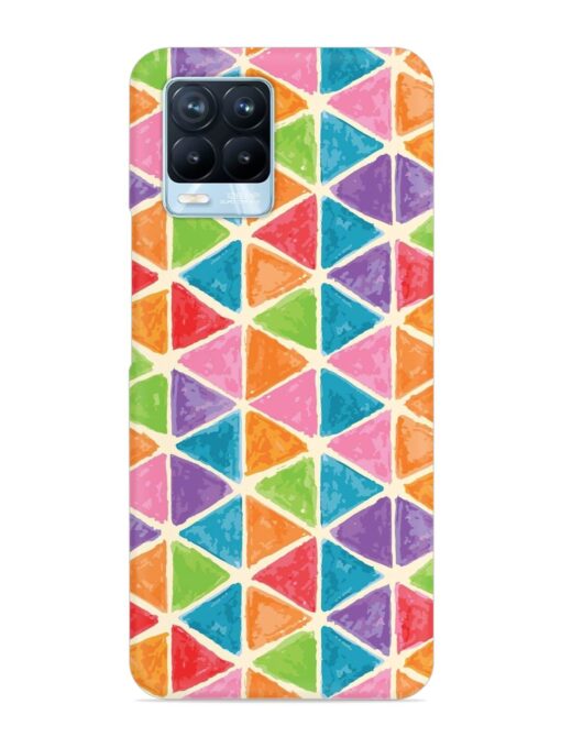 Seamless Colorful Isometric Snap Case for Realme 8 Pro Zapvi