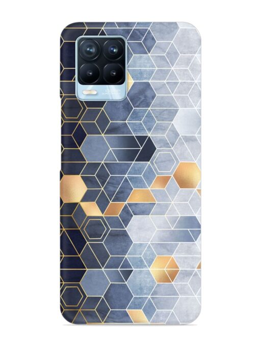 Geometric Abstraction Hexagons Snap Case for Realme 8 Pro Zapvi