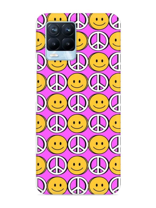 Smiley Face Peace Snap Case for Realme 8 Pro Zapvi