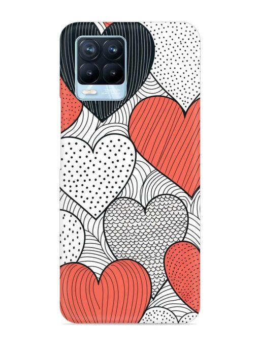 Girly Heart Seamless Snap Case for Realme 8 Pro Zapvi