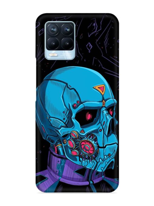 Skull Robo Vector Snap Case for Realme 8 Pro Zapvi