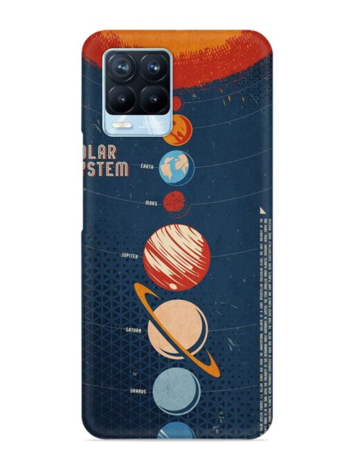 Solar System Vector Snap Case for Realme 8 Pro Zapvi