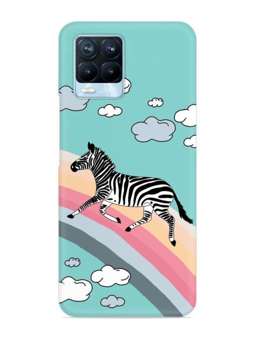 Running Zebra Snap Case for Realme 8 Pro Zapvi