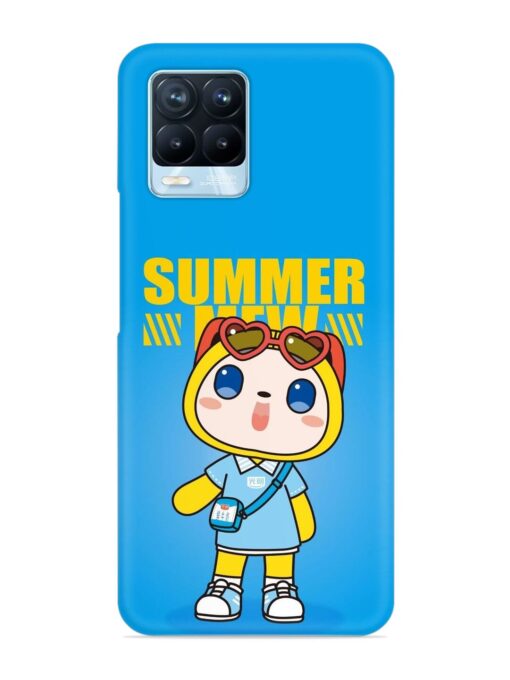 Summer Mew Cartoon Snap Case for Realme 8 Pro Zapvi