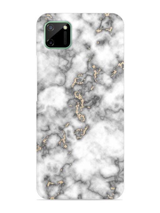 Gray And Gold Marble Snap Case for Realme C11 (2020) Zapvi