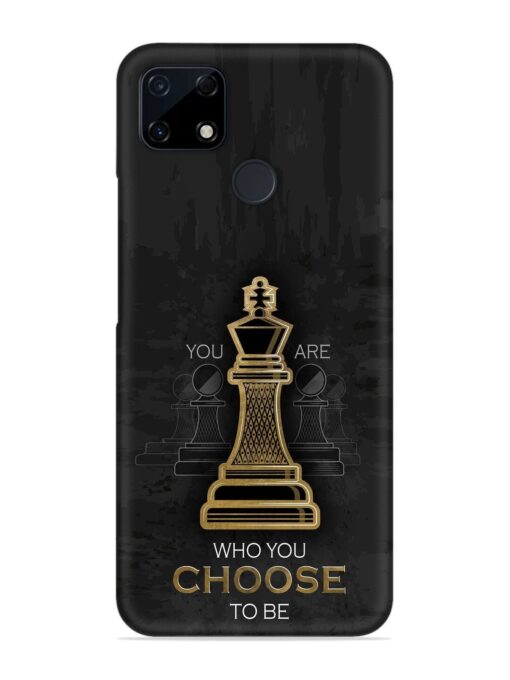 You Are Who Choose To Be Snap Case for Realme C12 Zapvi