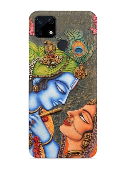 Lord Radha Krishna Flute Art Snap Case for Realme C12 Zapvi