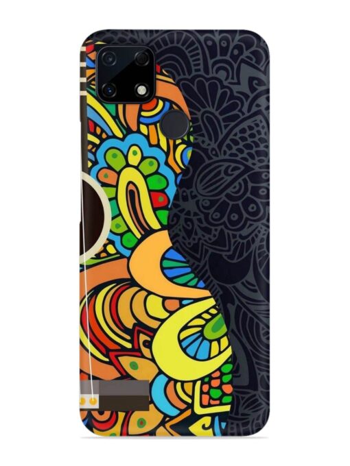 Guitar Vector Art Snap Case for Realme C12 Zapvi