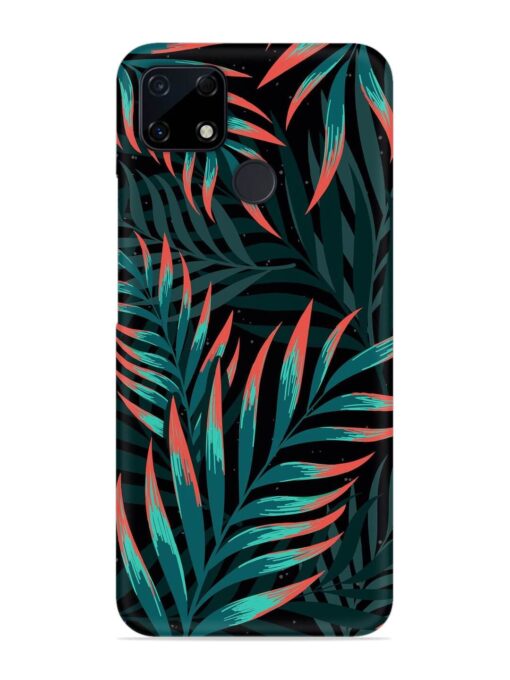 Green Leaf Art Snap Case for Realme C12 Zapvi