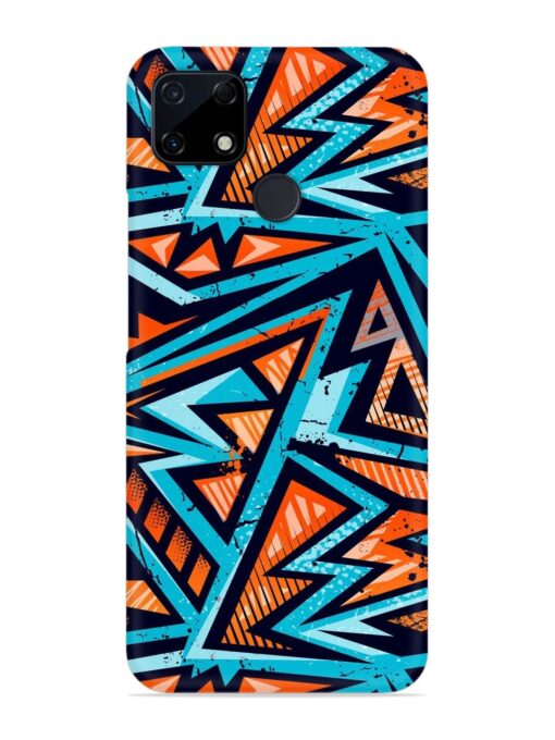 Abstract Seamless Grunge Snap Case for Realme C12 Zapvi