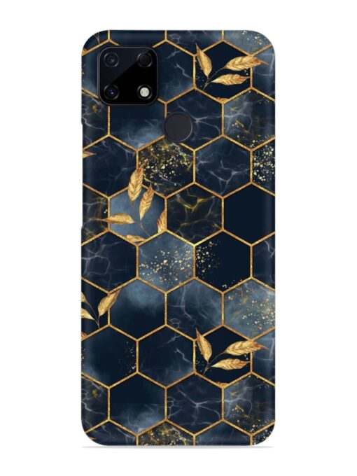 Marble Hexagon Seamless Snap Case for Realme C12 Zapvi