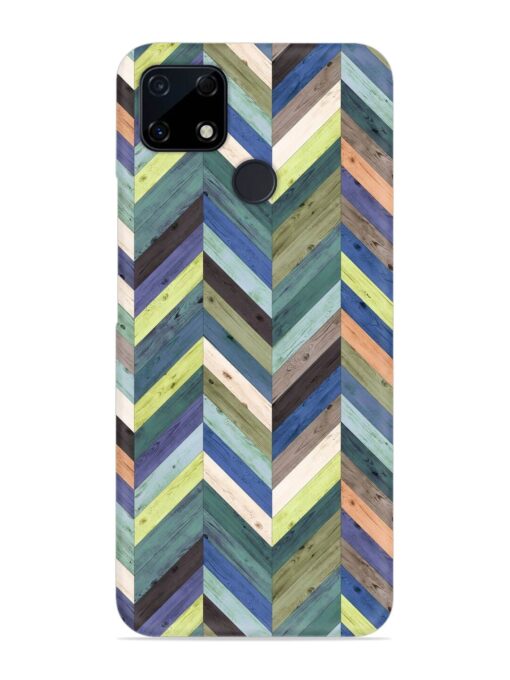 Chevron Random Color Snap Case for Realme C12 Zapvi