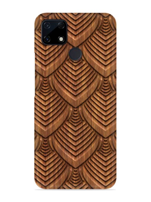 Carved Pattern On Snap Case for Realme C12 Zapvi