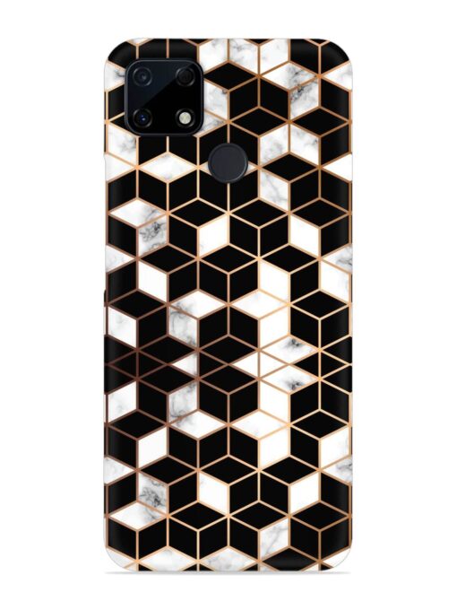 Vector Marble Texture Snap Case for Realme C12 Zapvi