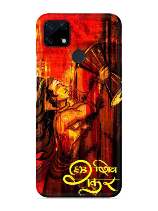 Illustration Lord Shiva Snap Case for Realme C12 Zapvi