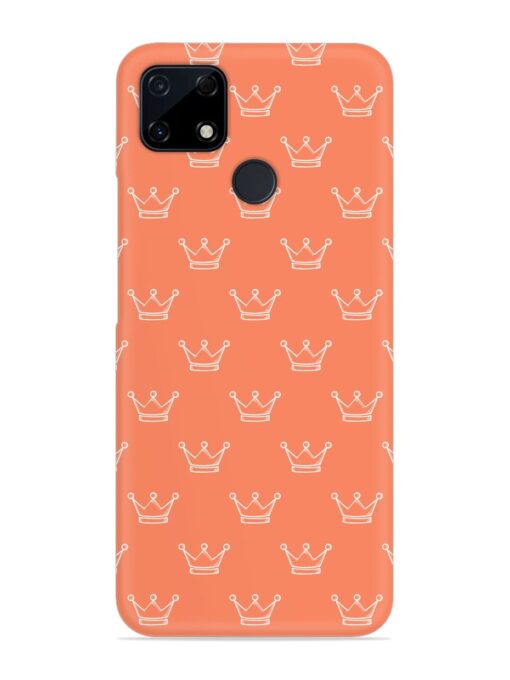 Hand Drawn Crown Snap Case for Realme C12 Zapvi