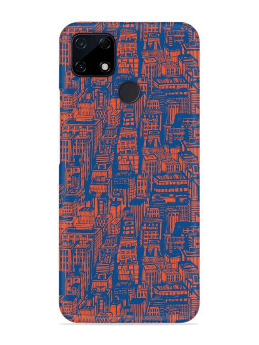 Hand Drawn Seamless Snap Case for Realme C12 Zapvi