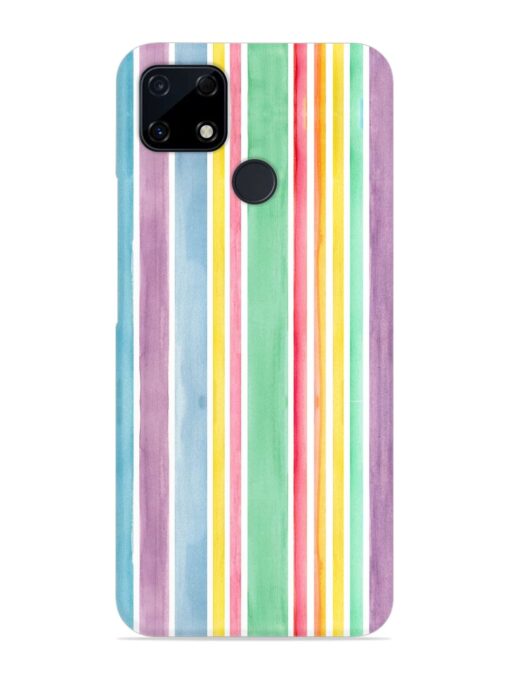 Hand Drawn Watercolor Snap Case for Realme C12 Zapvi