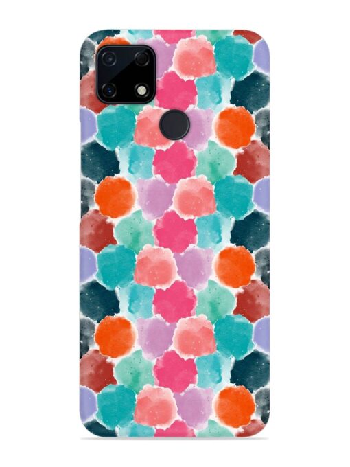 Colorful Seamless Pattern Snap Case for Realme C12 Zapvi