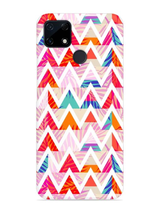 Abstract Triangle Background Snap Case for Realme C12 Zapvi