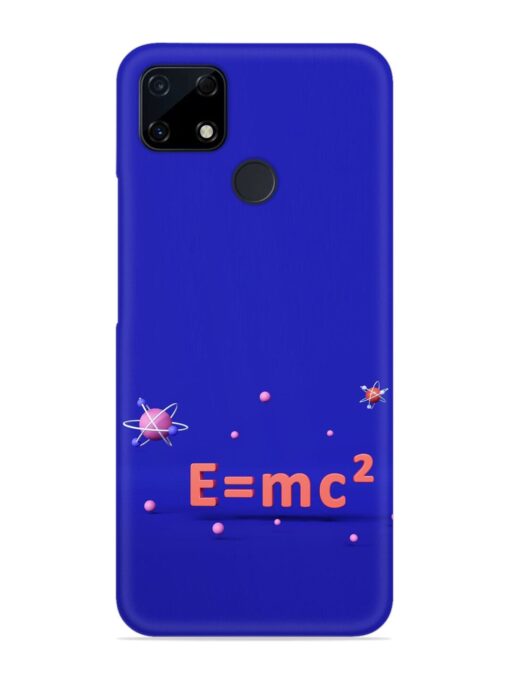 Formula Relativity Equation Snap Case for Realme C12 Zapvi