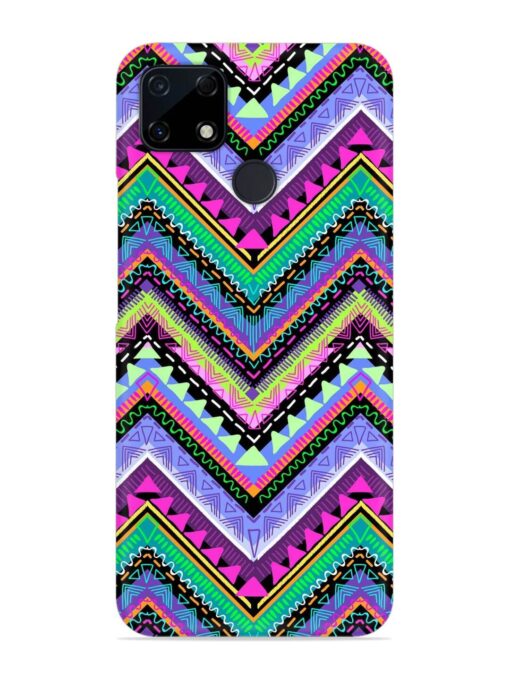 Tribal Aztec Print Snap Case for Realme C12 Zapvi